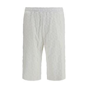 Gcds Men Shorts With All-Over Monogram